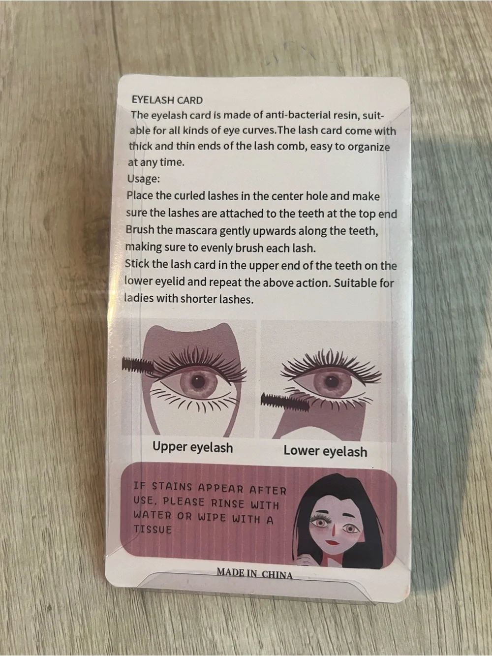 5/$25 Eyelash card